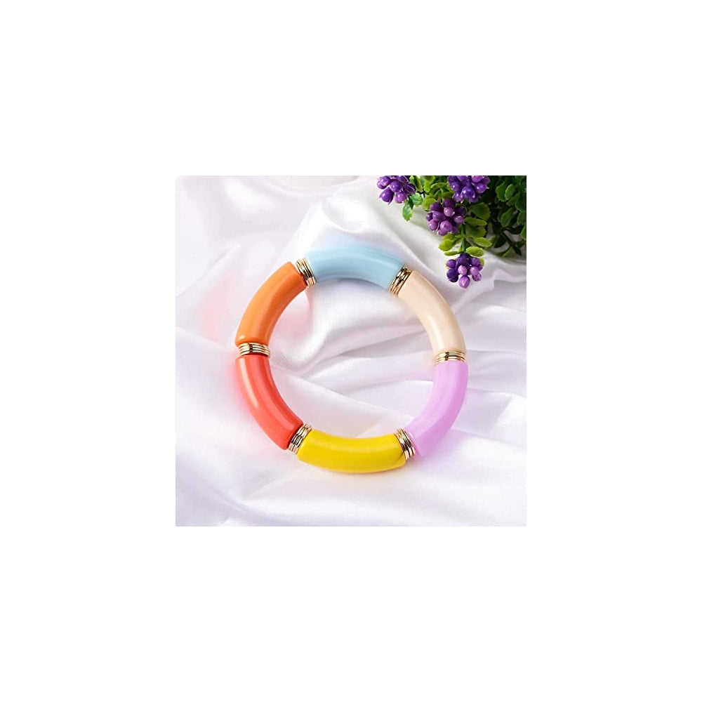 Pulseras y tobilleras de tubo de bambú