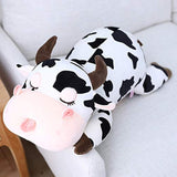 suave almohada de vaca peluche