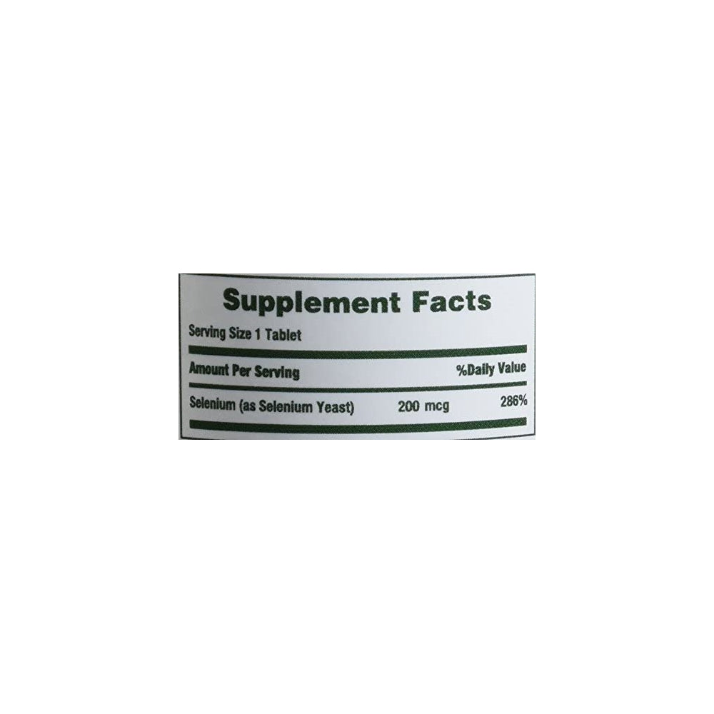 Suplementos Alimenticios Tabletas de selenio
