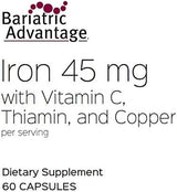 Suplemento Bariatric Advantage Hierro de 45 mg  vitamina C