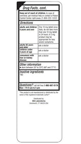 CETIRIZINE 0.00035 oz Tab 100, paquete de de 1