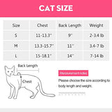 Traje de recuperación de cirugía para gatos para heridas abdominales quirúrgicas, ropa de interior para mascotas, cuello E alternativo para gatos después de la cirugía