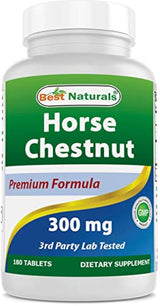 Best Naturals Horse Chestnut Extracto 300 mg 180 tabletas