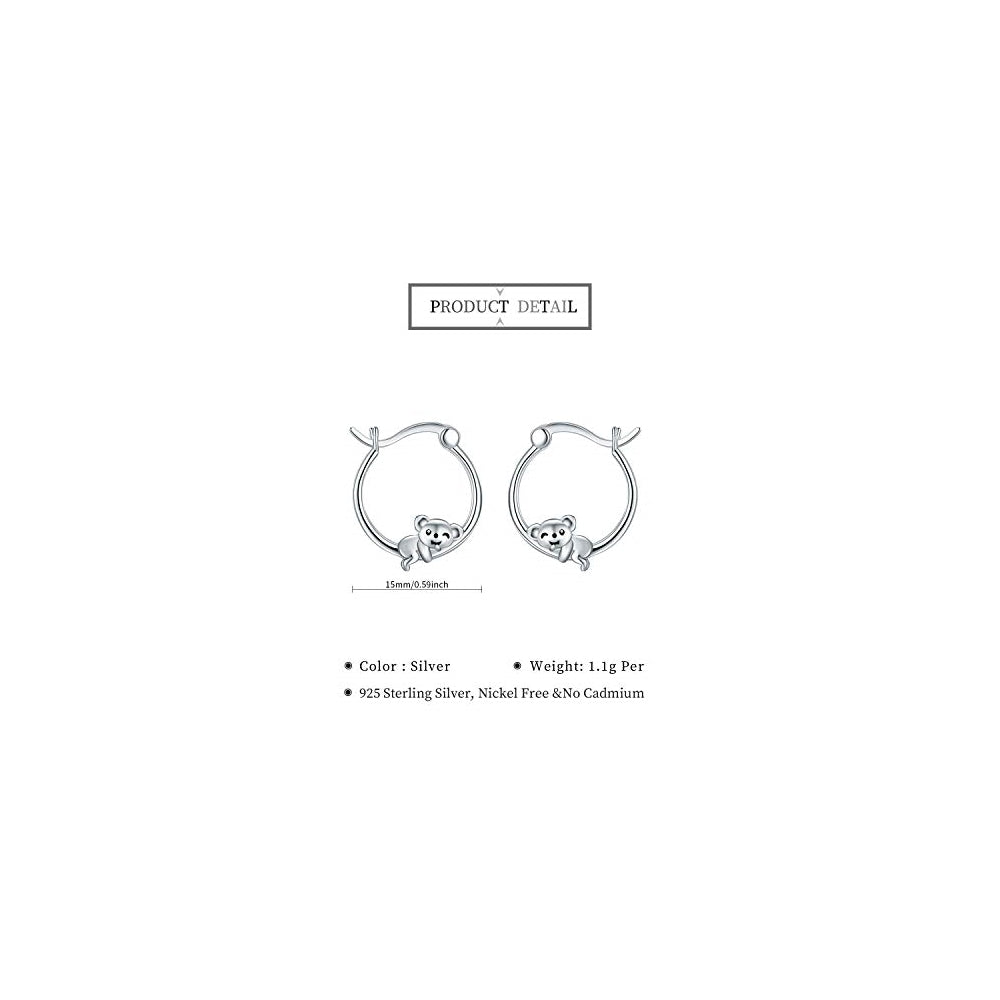 Aretes hipoalergénicos de plata para mujer