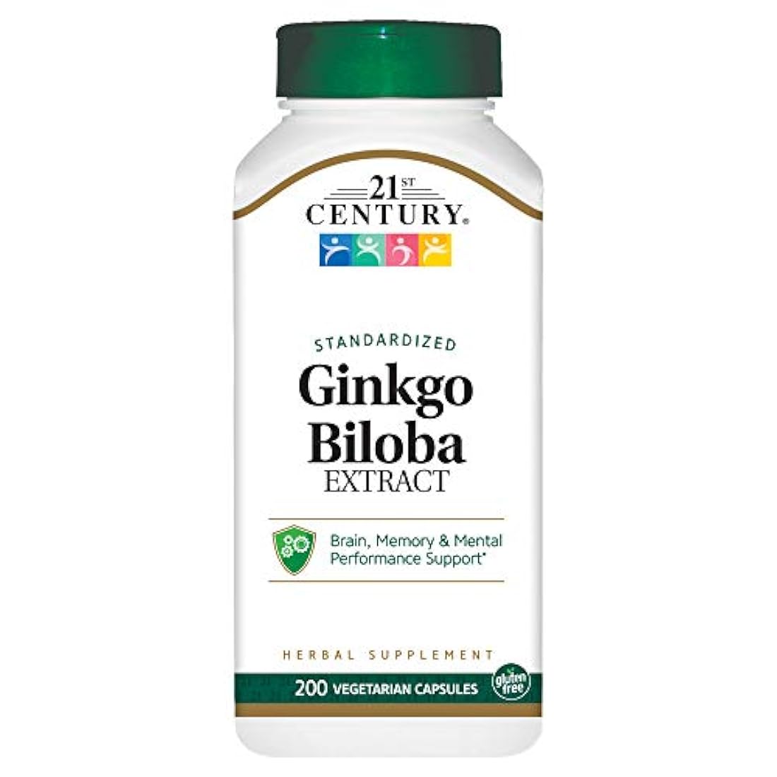21st Century Ginkgo Biloba Extracto de Veg Cápsulas
