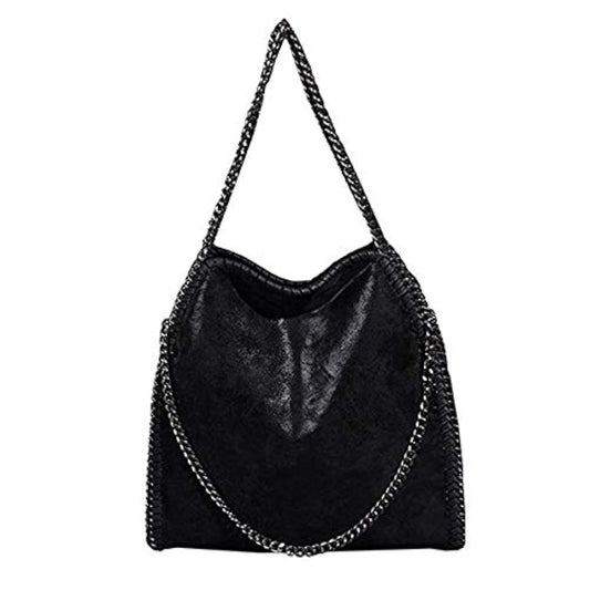 Bolso de cuero color negro para mujer. Marca Jothin