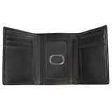 Bull Guard - billeteras de piel auténtica con tres pliegues