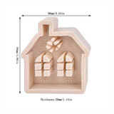 Molde de Silicona Casa Navideña para Aromatizantes - 60 Caract.