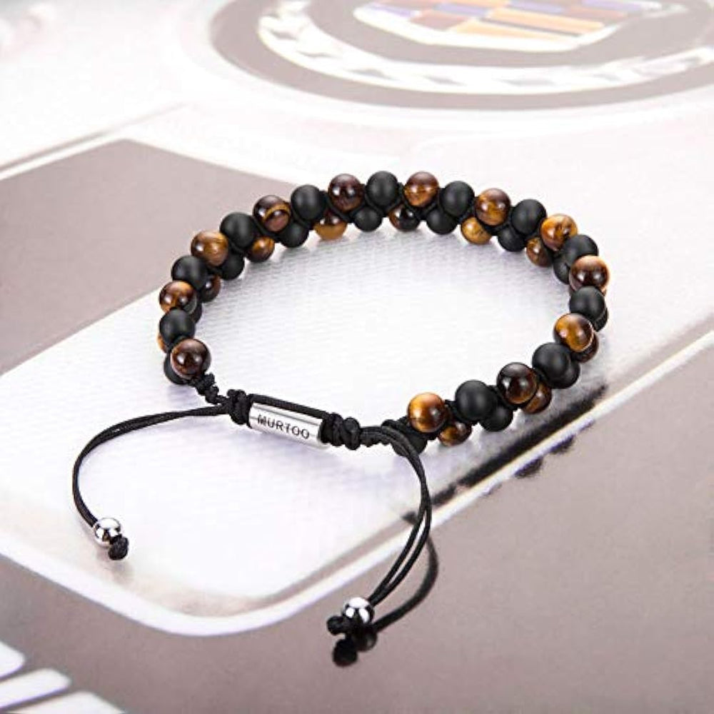 MuPulsera de aceite esencial Pulsera de cuentas ajustables