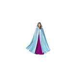 Disfraces de Capa de terciopelo capucha azul talla única