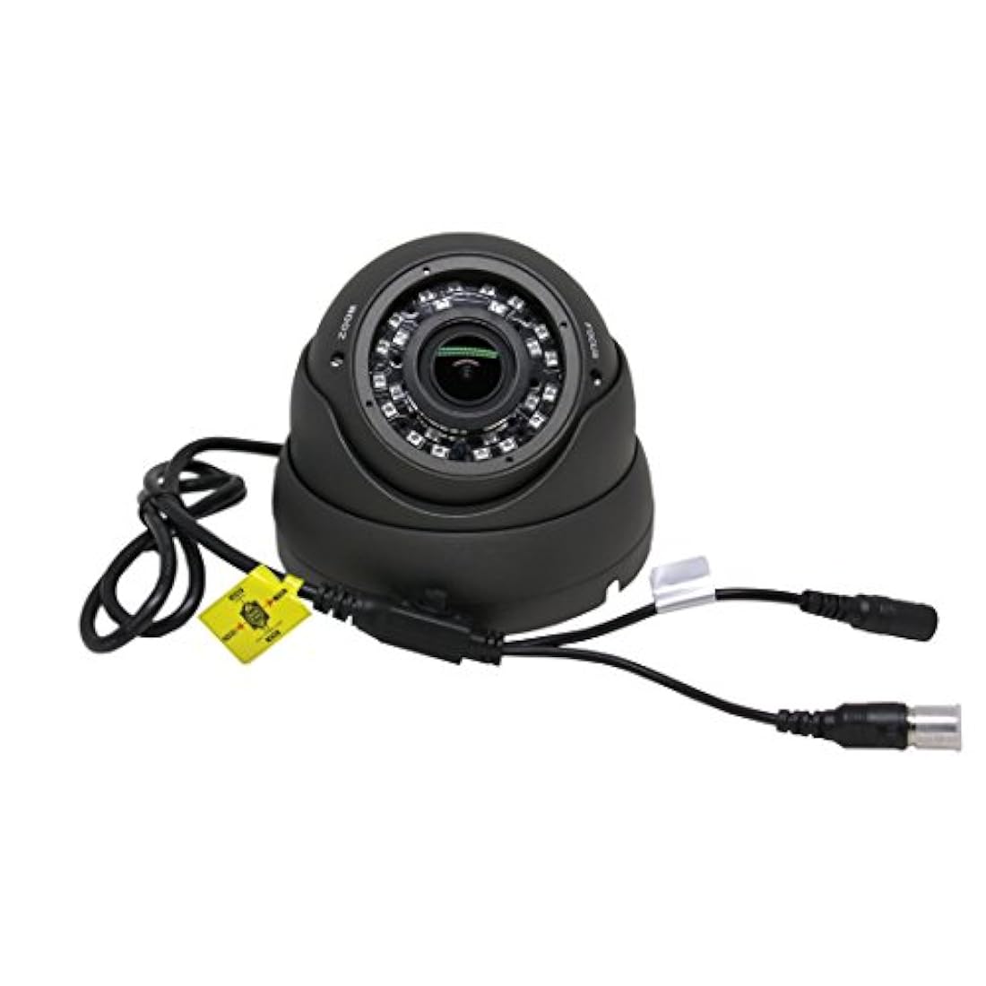 Cámara de seguridad, visión nocturna, Interior/exterior, color negro