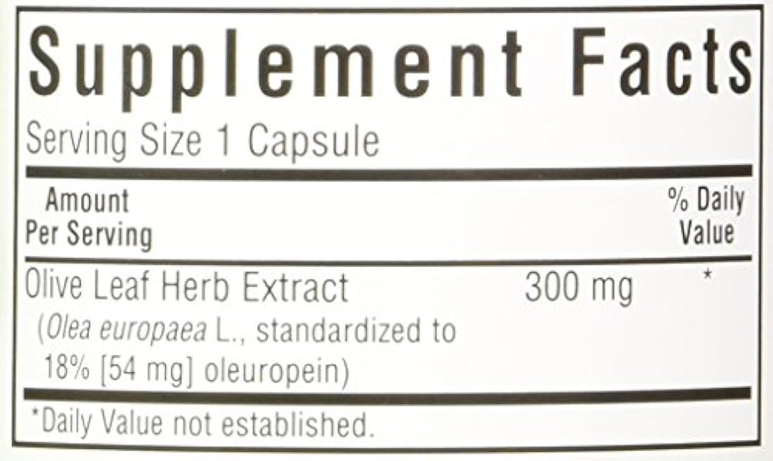 Bluebonnet Suplemento de extracto de hoja de olivo 120 uni