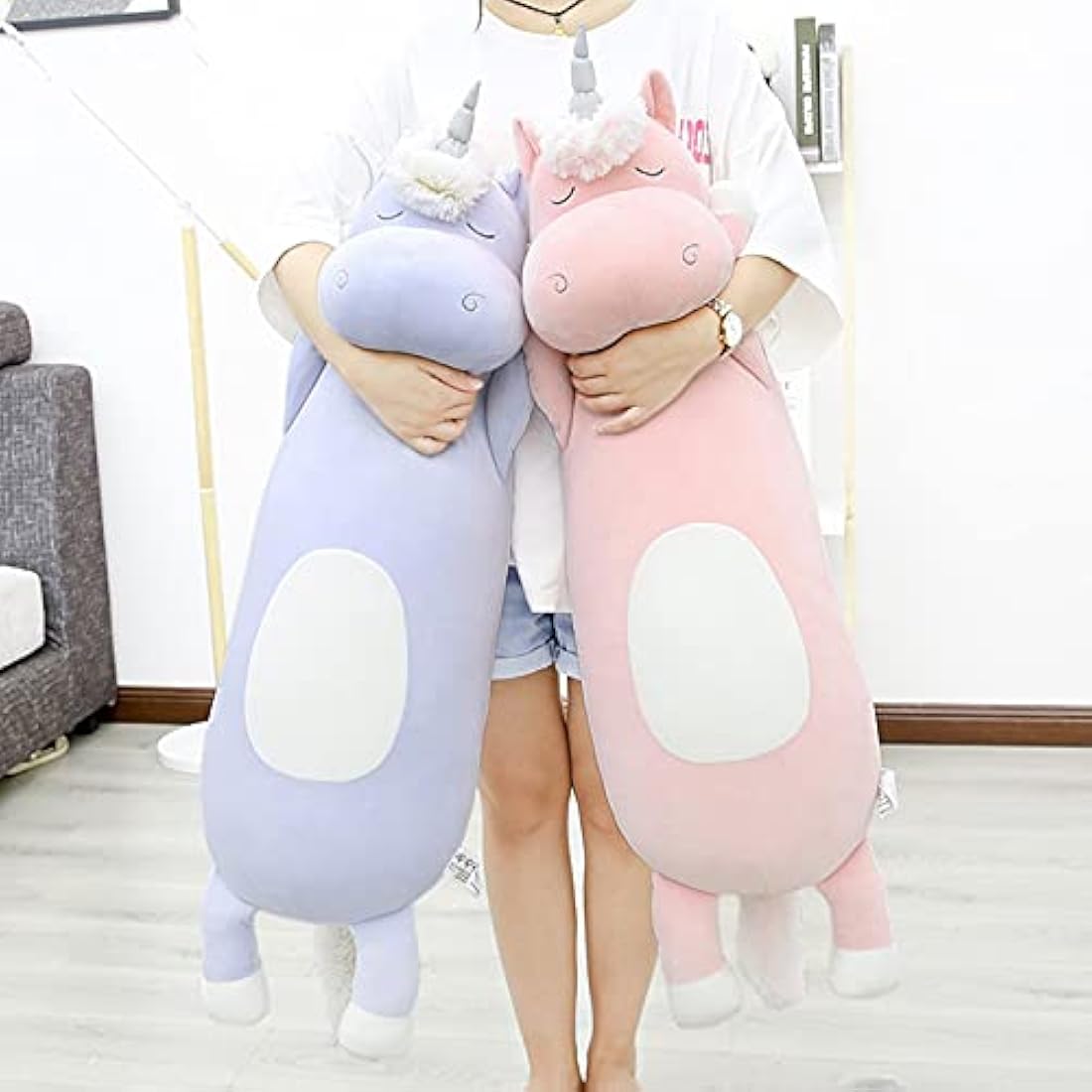 Peluche con diseño de unicornio