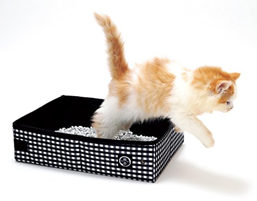 Caja de arena para gatos portátil
