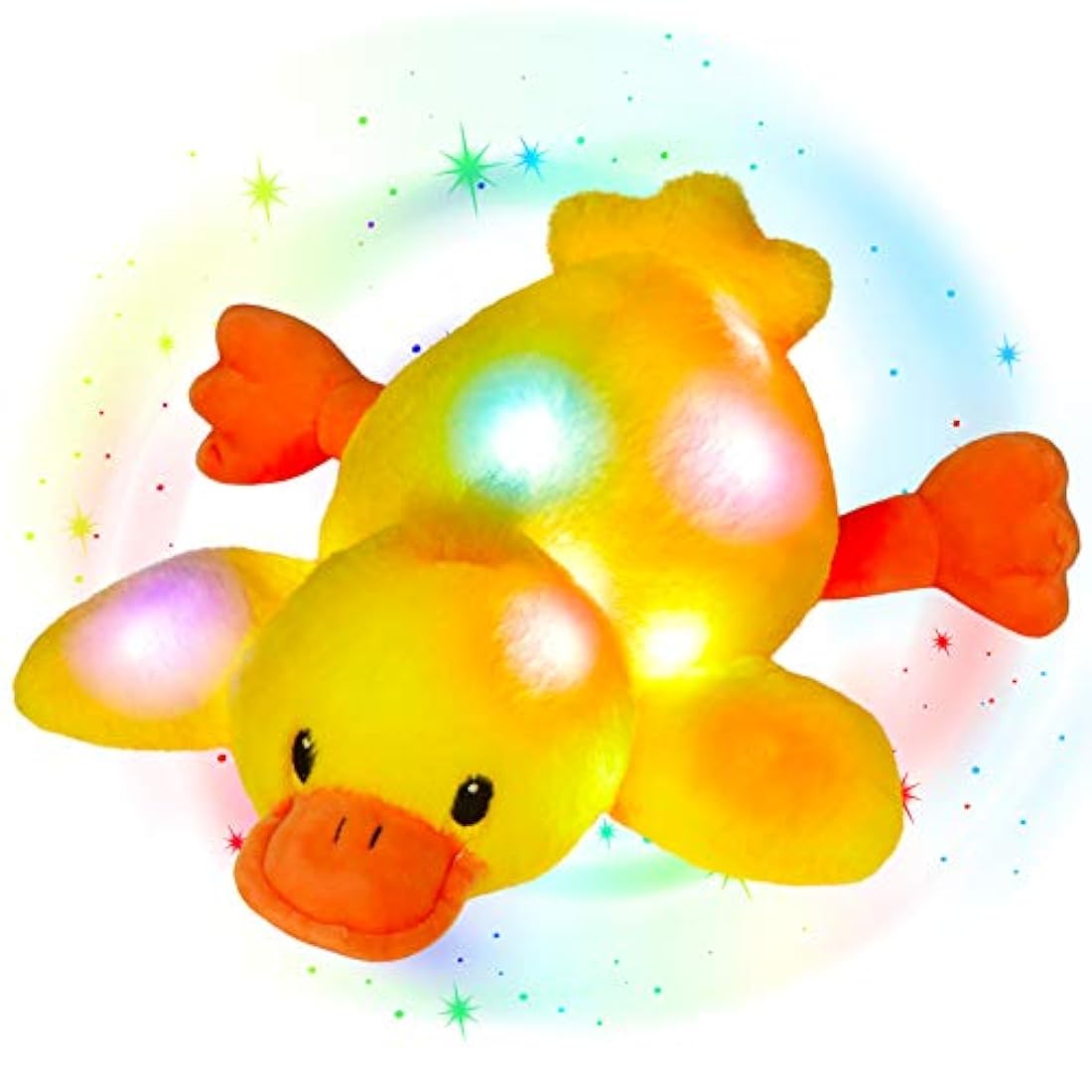 Peluches Cojines de Peluche Amarillo relleno animal LED 12