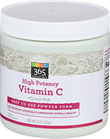 365 Daily Value, alta potencia vitamina C en polvo, 8 onzas