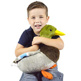 Peluche diseño de Pato Marrón-Gris, 13.0 in, VIAHART