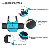 Doglay - Chaleco salvavidas para perros con tiras reflectantes, alta flotabilidad y ajustable, traje de baño para perros pequeños, medianos y grandes