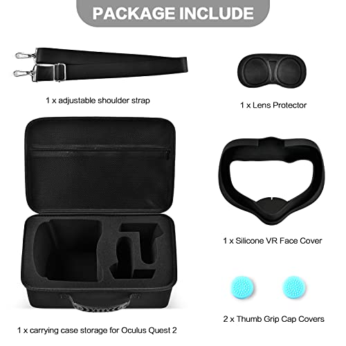 Estuche rígido de transporte para Meta/para Oculus Quest 2