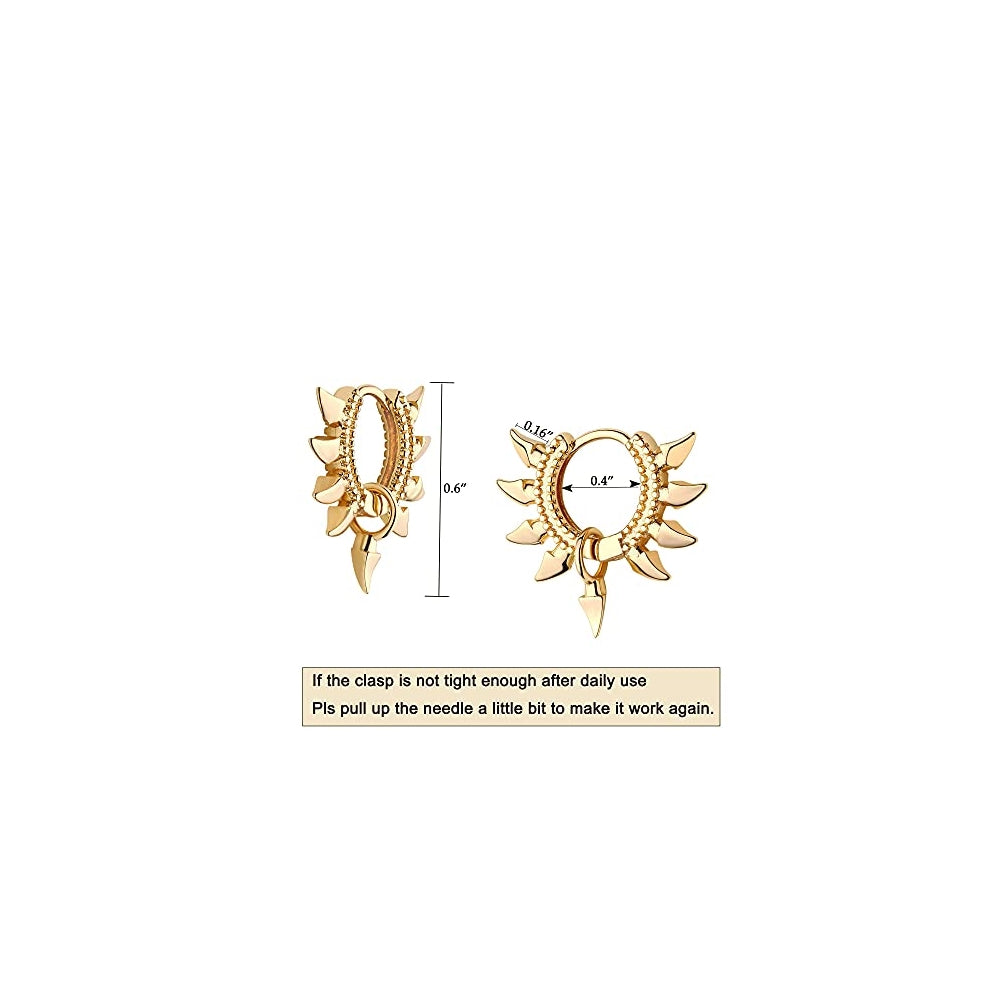 Aretes con circonita cúbica para mujer