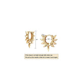 Aretes con circonita cúbica para mujer