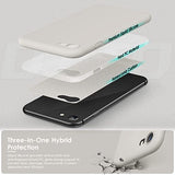 DTTOCASE - Funda para iPhone SE 2022/2020, iPhone 8, iPhone 7, funda de silicona líquida para iPhone SE 8 7 de 4.7 pulgadas, funda protectora suave y sedosa colorida para niñas y mujeres, color gris roca