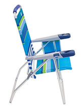17 inch de alto de aluminio Deluxe silla de playa