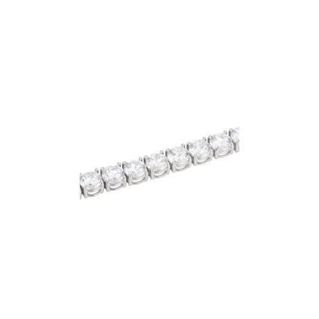 Pulseras y tobilleras de tenis chapada en plata de ley