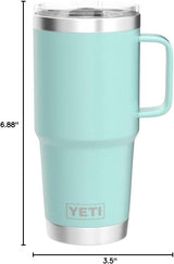 Taza de viaje Seafoam 20 oz, acero, aislada, tapa Stronghold