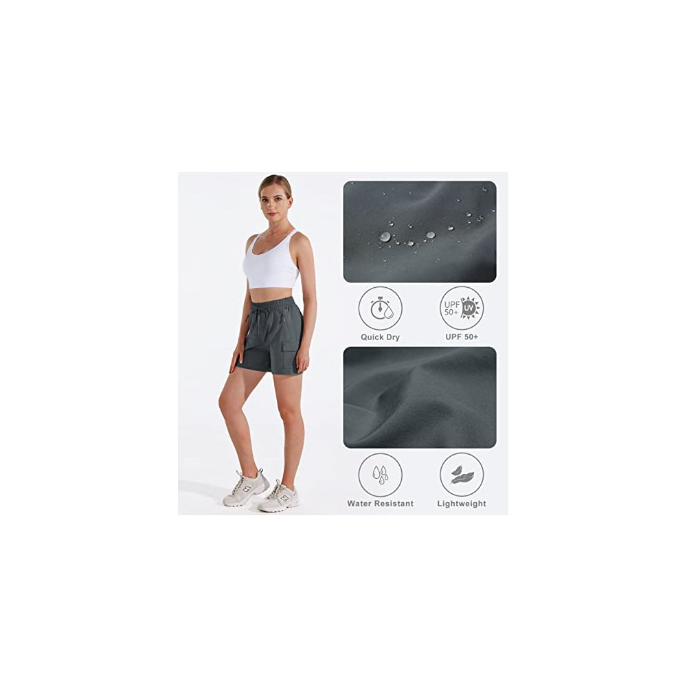 Shorts de senderismo para mujer de secado rápido talla XS