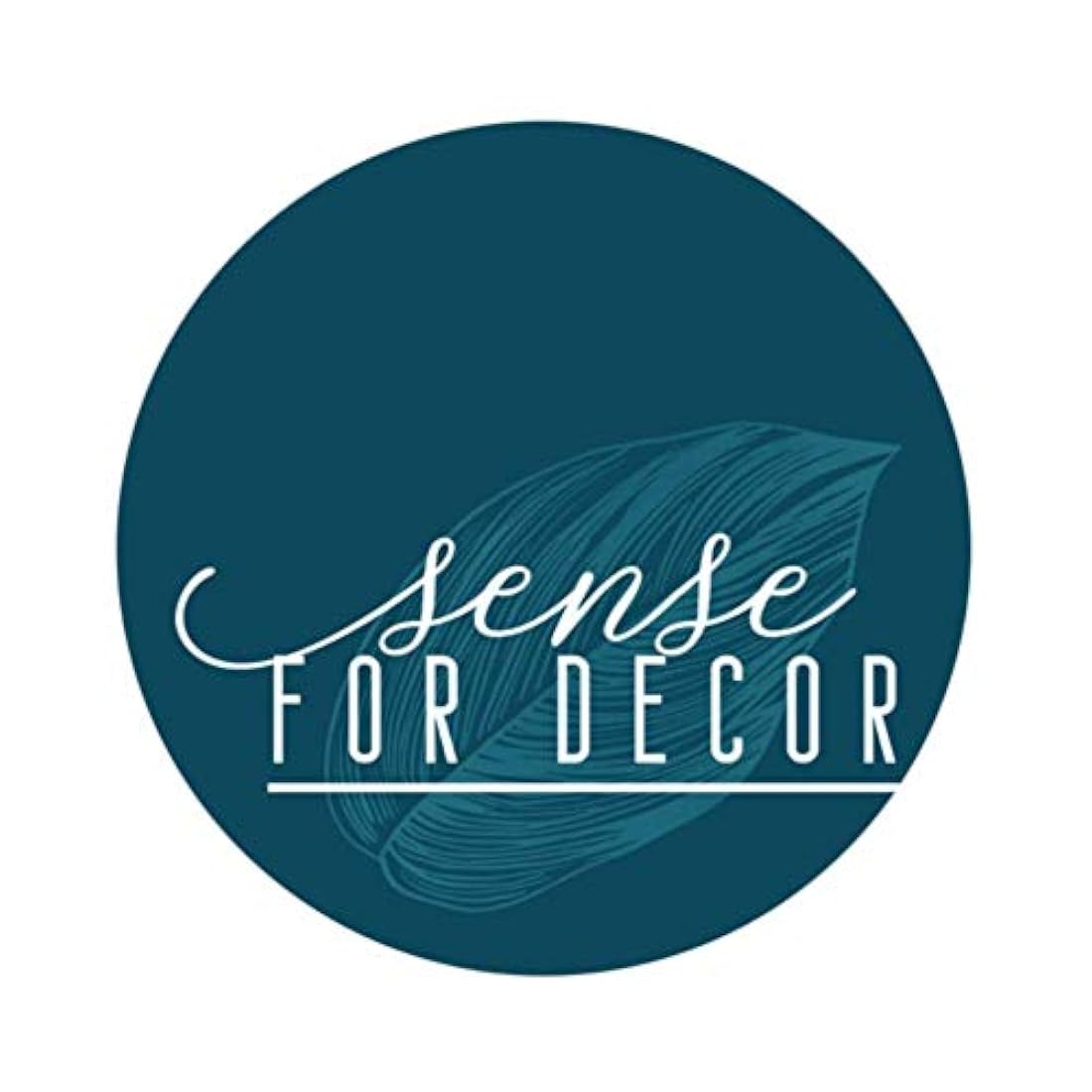Sense of Art - Lienzo enmarcado en madera con texto