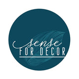 Sense of Art - Lienzo enmarcado en madera con texto