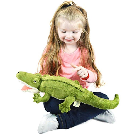 Peluche diseño de Cocodrilo Verde, 19.0in, VIAHART