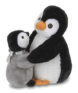 peluches de Pingüino madre con bebé, 10.0 in
