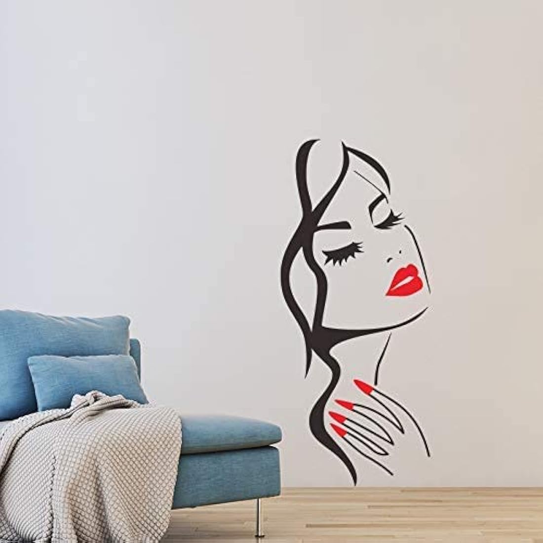 Calcomanías de pared para salón de belleza