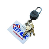 porta gafetes de identificación auto retráctil