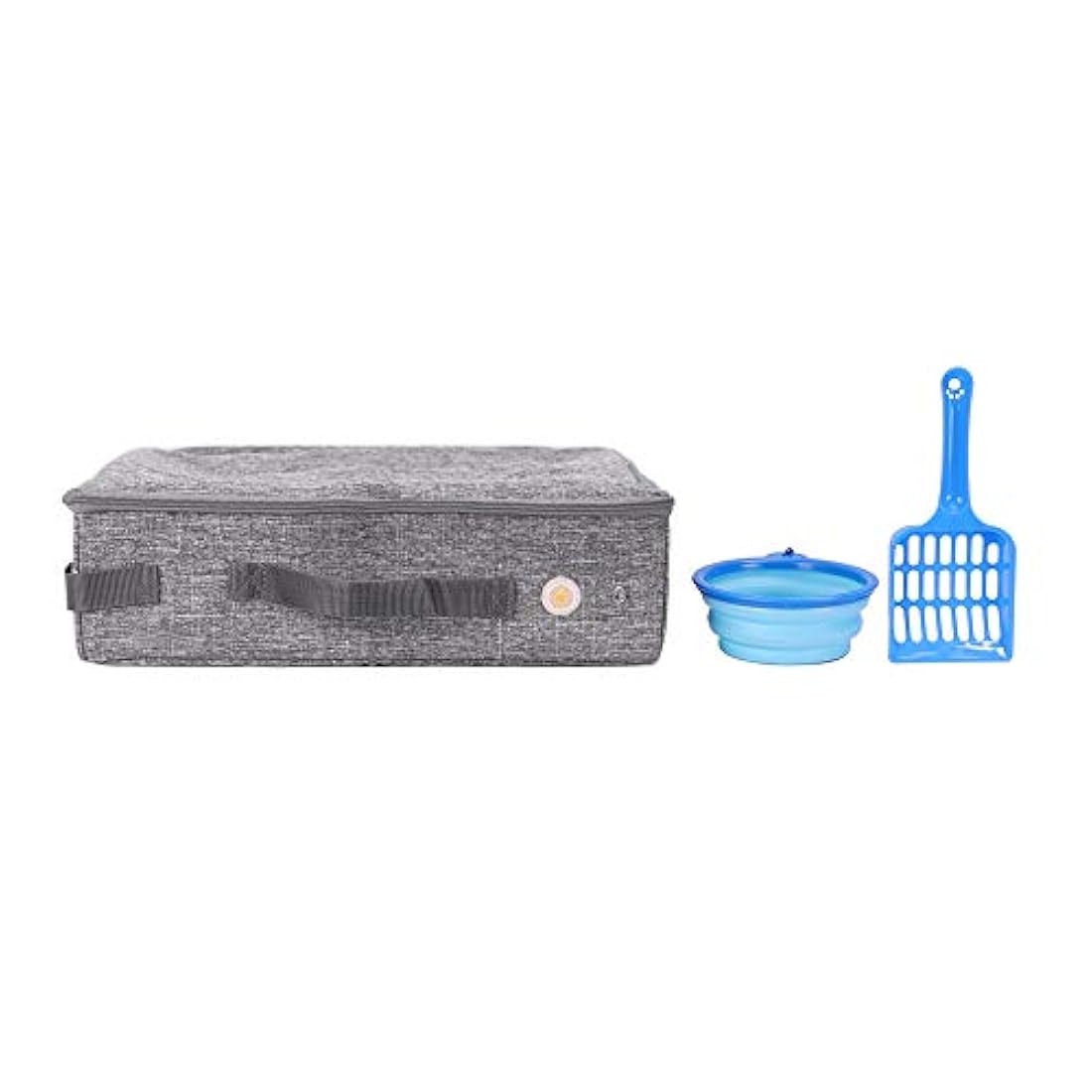 Petisfam - Caja de arena de viaje para gatos, resistente