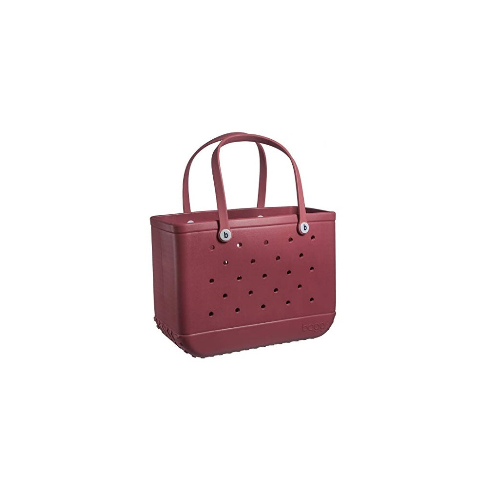 Bolso de mano grande impermeable lavable color borgoña