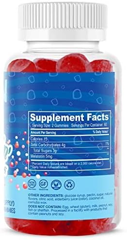 Gomitas de apoyo para dormir de sueño 120 und 2.5 mg