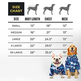 HDE Chubasquero de doble capa con cremallera para perros pequeños a grandes, tiburones, talla S