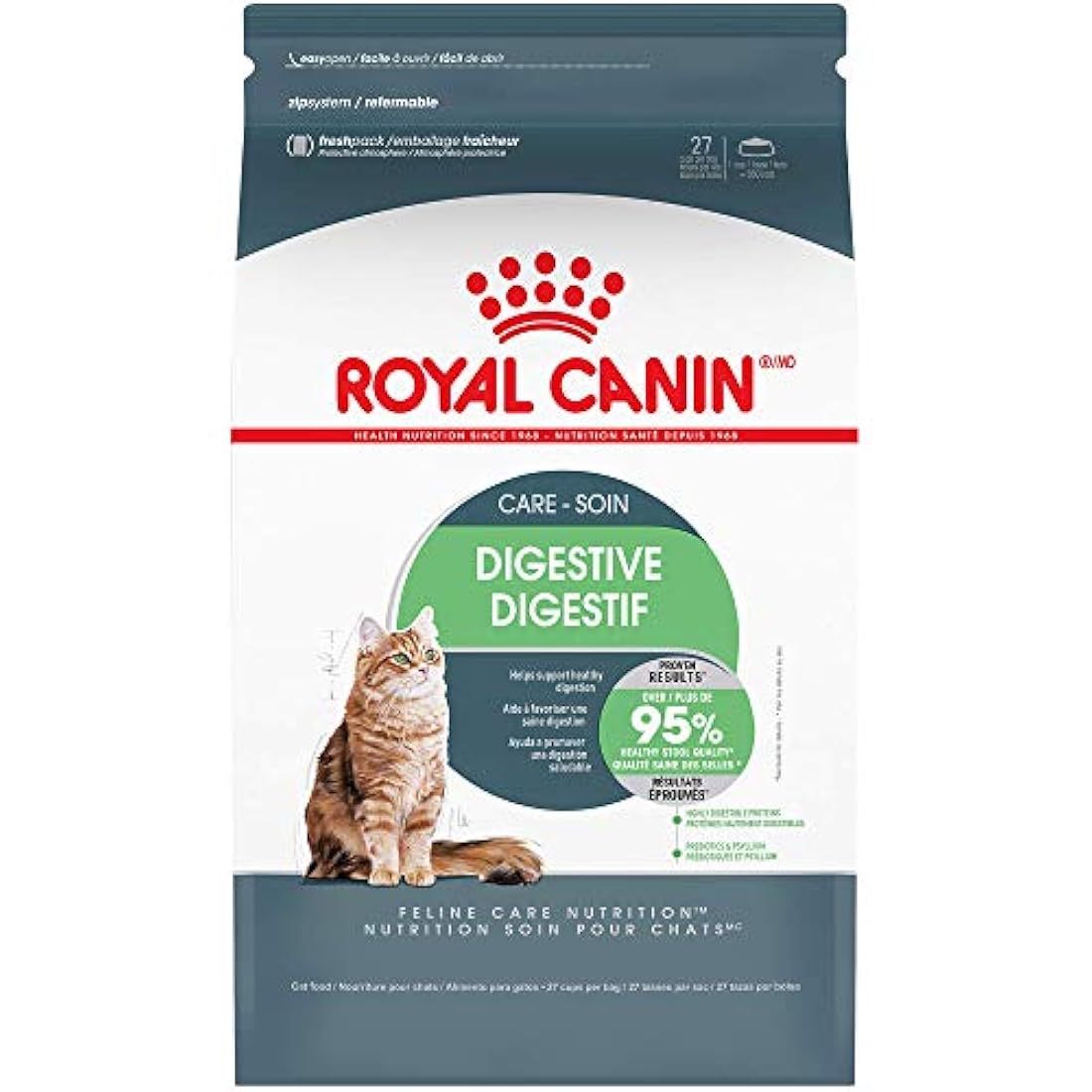 Cuidado digestivo Comida seca para gatos