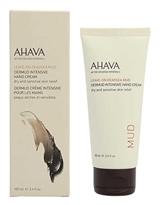 AHAVA Dermud Crema Intensiva para Manos, 3.4 Fl Oz