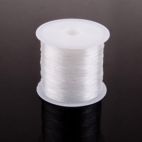 Pandahall - 1 rollo de alambre transparente de hilo de nylon