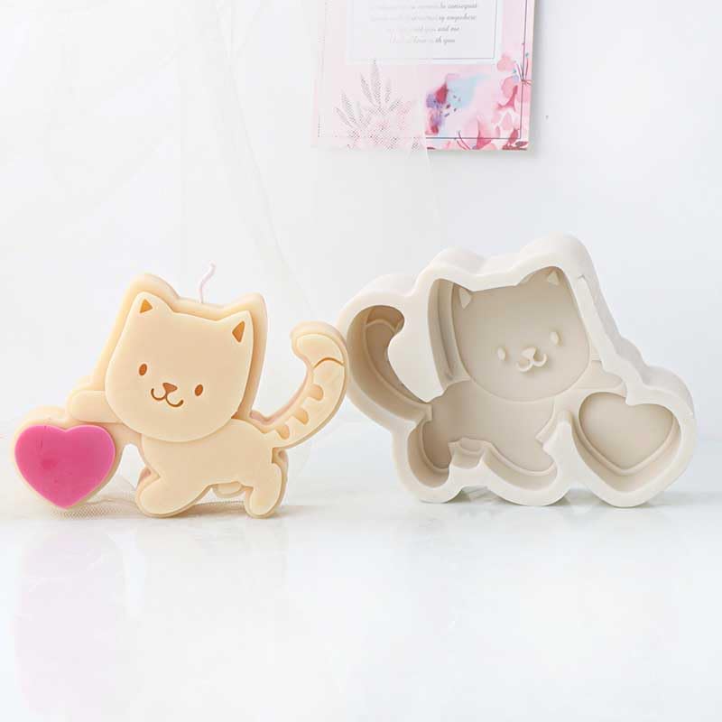 Moldes de Silicona para Aromatizantes de Gato Pequeño