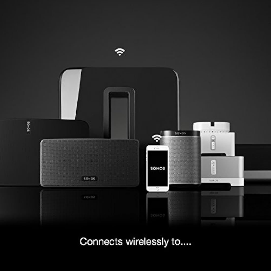 Subwoofer inalámbrico Sonos Negro
