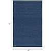 Alfombra de área 4' x 6', diseño occidental, modelo NAT620M-4