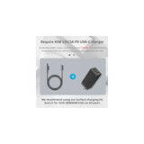 Cargadores de carga de nailon trenzado conectado a USB C