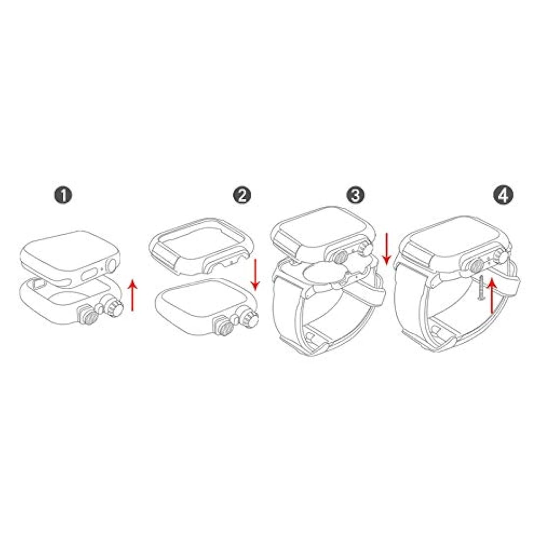 Funda impermeable para Apple Watch iWatch - Tomcrazy