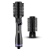 Peine redondo rotador para el cabello con aire caliente.
