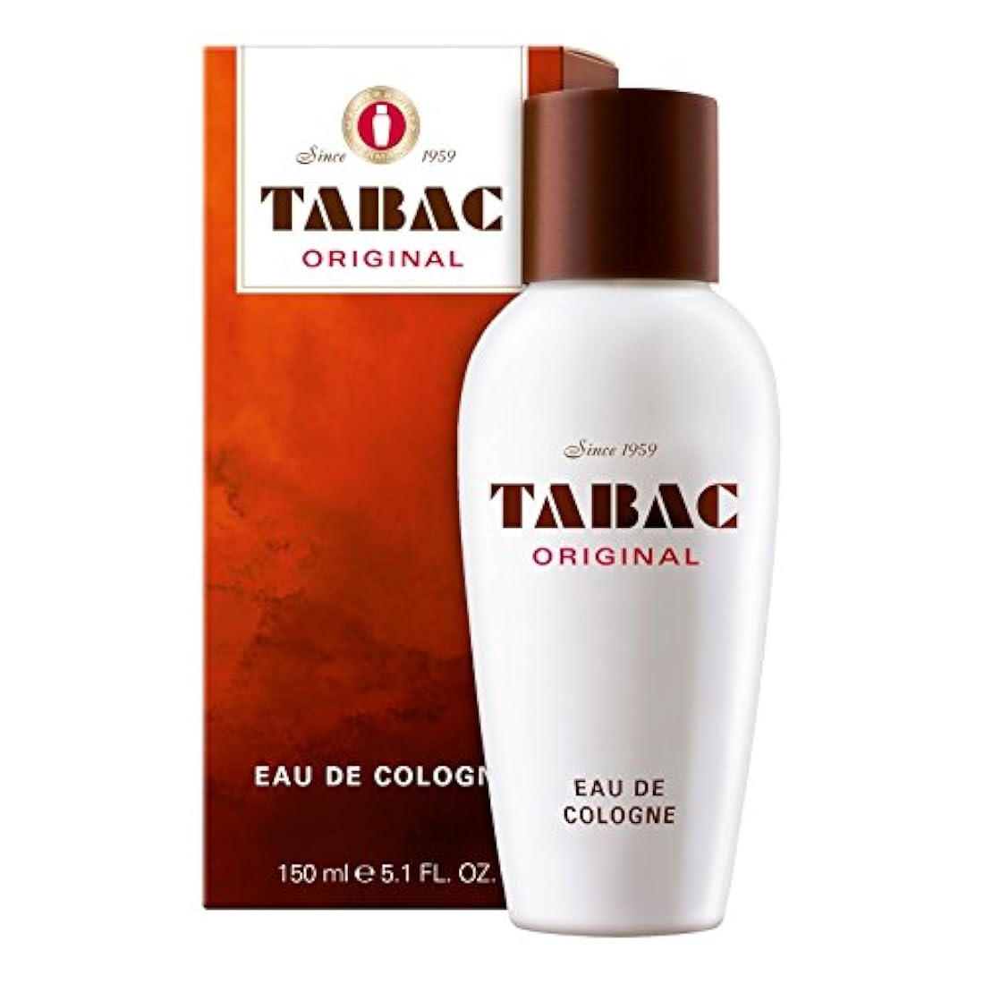Maurer y Wirtz Tabac Original Eau de Cologne Splash para hombres, 5.1 onzas